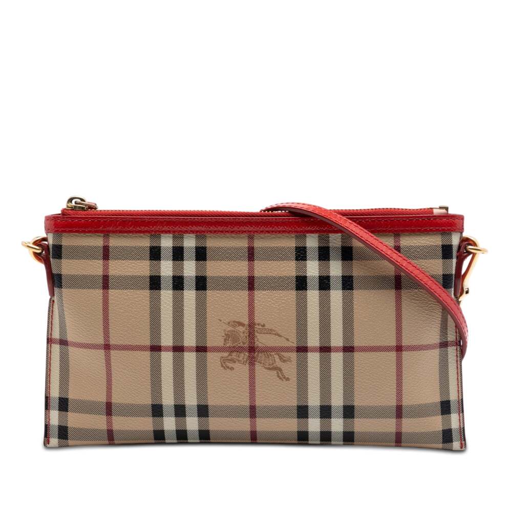 Burberry Peyton Crossbody Bag Haymarket #326660B66B